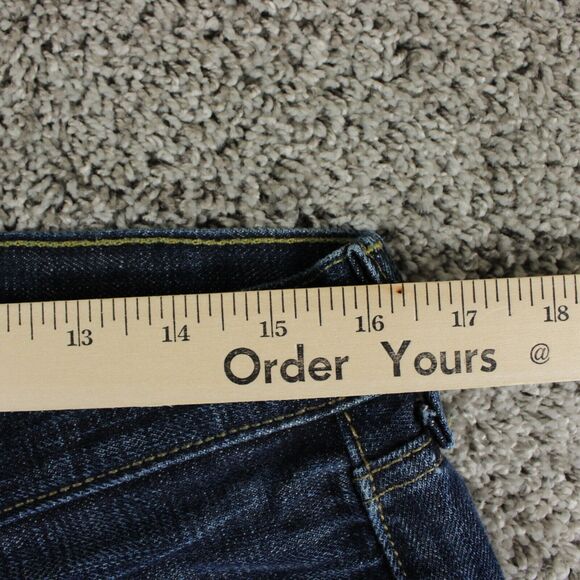 Levis 501 Jeans Men 34x32 Blue Classic Fit Straight Leg Denim Pants Actual 33x28 - Picture 3 of 12